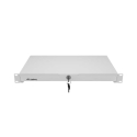 Lanberg 19" Rāmis Skapis Atvilktne 1U 270 mm Pelēks (1U/483 × 270 mm, Slodzes Jauda līdz 30 kg)