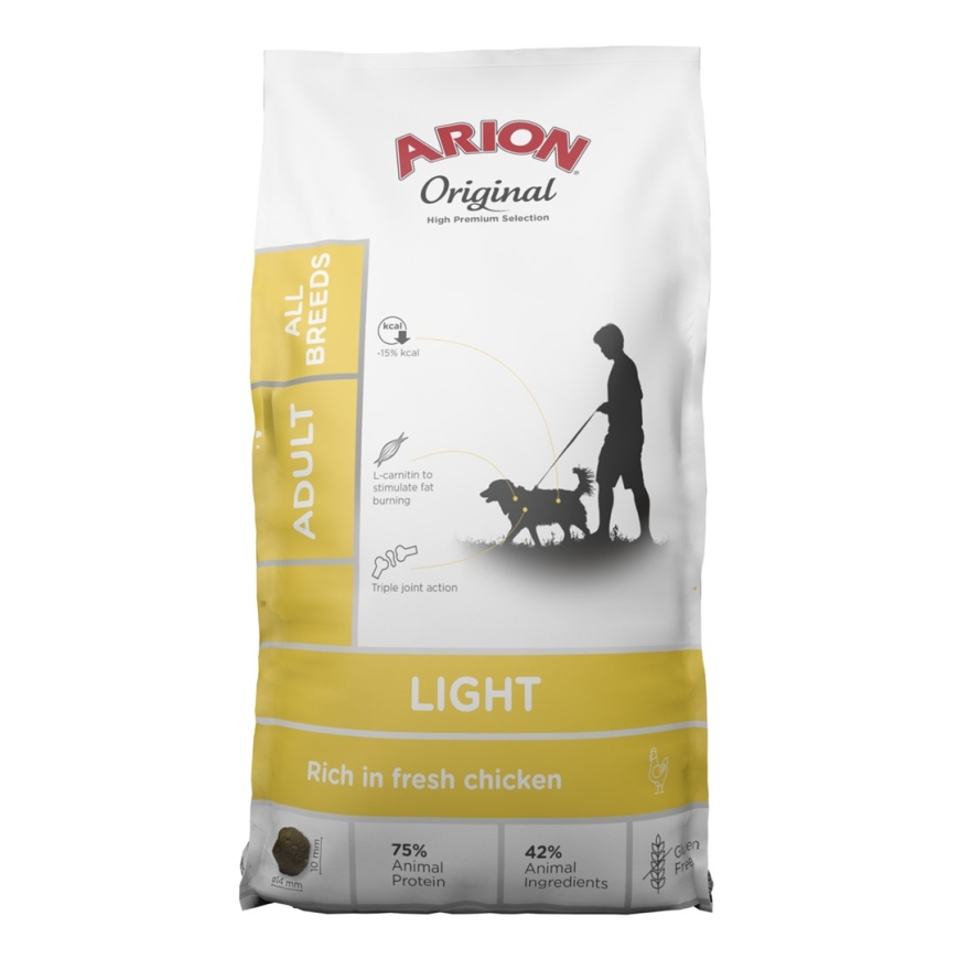 ARION Original Light - sauss suņu barība - 12kg