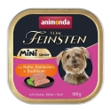ANIMONDA Vom Feinsten Senior Mini Chicken with rabbit and basil - wet dog food - 100g ANIMONDA Vom Feinsten Senior Mini Chicken with rabbit and basil - wet dog food - 100g
