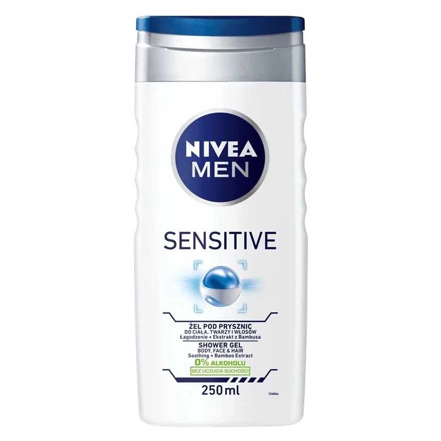 NIVEA Sensitive Shower Gel for Men, 250 ml – 2