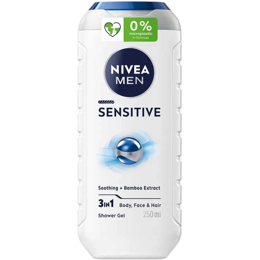 NIVEA Sensitive dušigeel meestele, 250 ml – 3