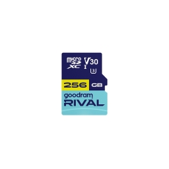 GOODRAM RIVAL M3AA 256 GB MicroSDXC V30 UHS-I U3 + adapter (GGSM3AA-2560R12)