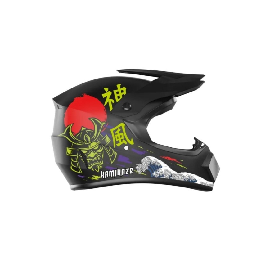 Koko kasvojen kypärä Kamikaze Katana AKC205 koko L – 5