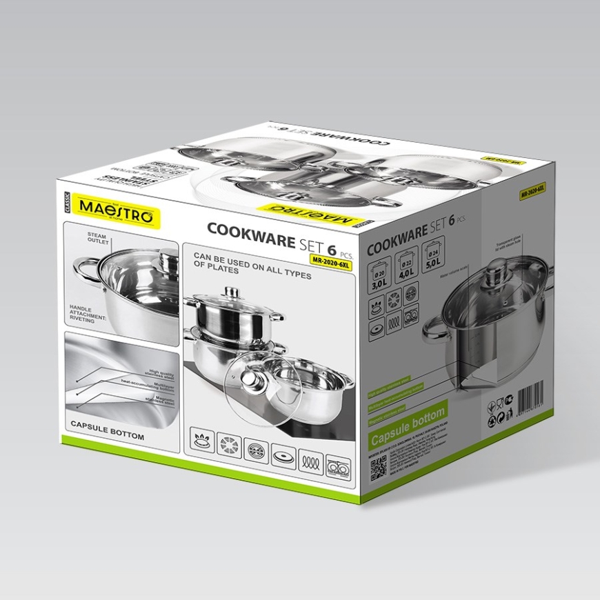 Maestro MR-2020-6XL 6 elementu katlu komplekts – 4