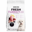 JOHN DOG Fresh Turkey and Beef - Dry Dog Food - 3kg JOHN DOG Fresh Turkey and Beef - Dry Dog Food - 3kg