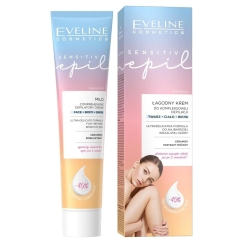 Eveline Cosmetics Sensitive Epil gentle cream for comprehensive hair removal, 125 ml