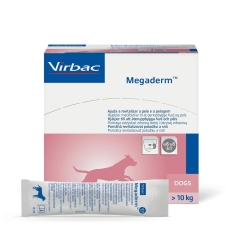 VIRBAC Megaderm-rasvahapot ihon ja turkin tueksi - lisäravinteet koirille - 28x8ml