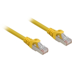 Sharkoon Network cable RJ45 CAT6a SFTP LSOH 5 m Yellow