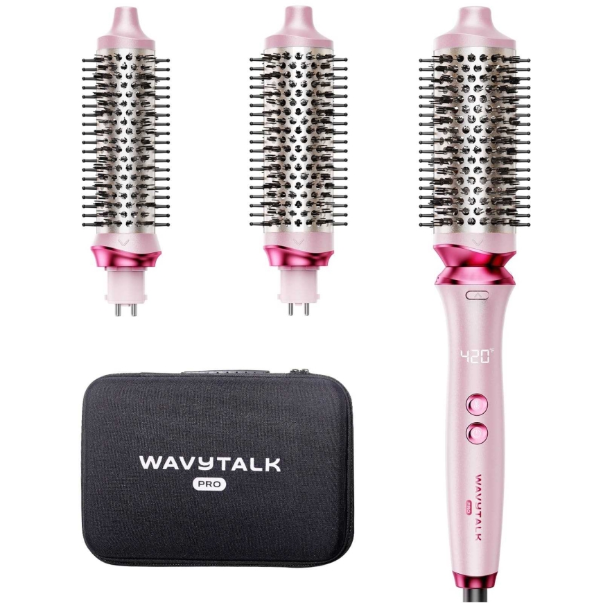 Wavytalk 7in1 Heatwave Pro Hiusten muotoilukampa Vaaleanpunainen – 5
