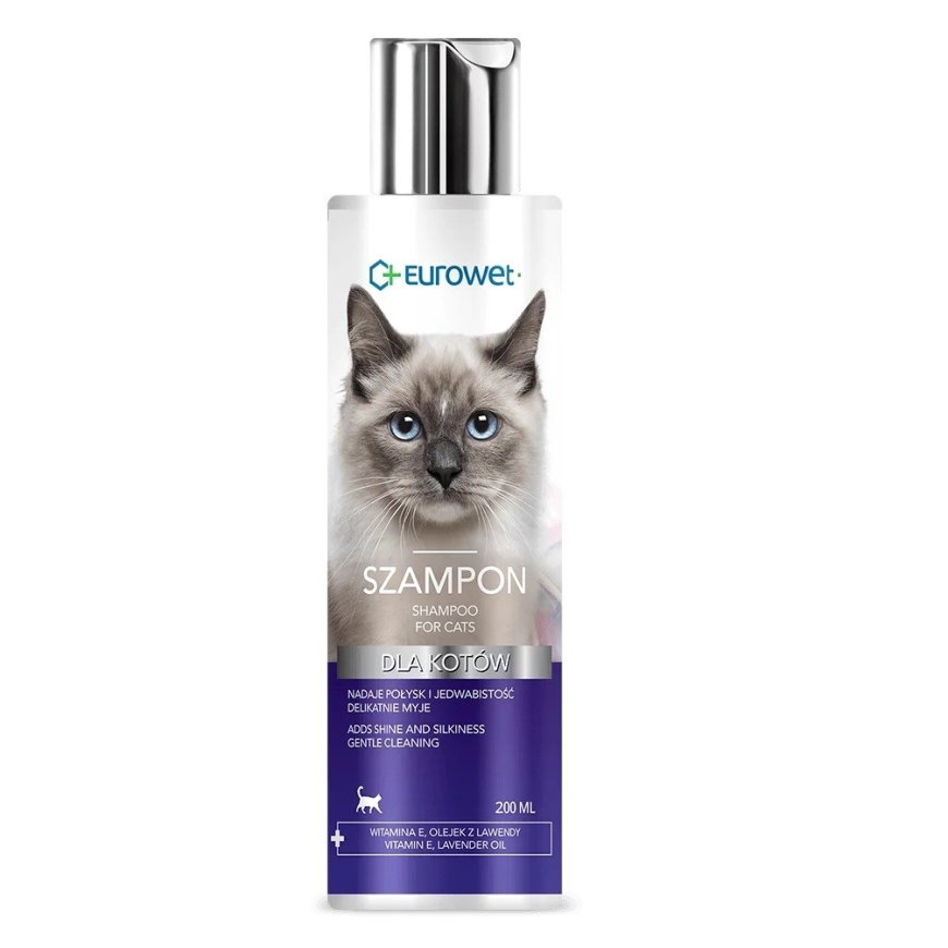 EUROWET kaķiem - šampūns kaķiem - 200ml