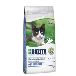 BOZITA Ulkona & Aktiivinen hirvellä - kuiva kissanruoka - 2kg