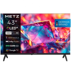 Metz MQH7030Z 109.2 cm (43") Full HD Smart TV melnā krāsā