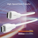 UNITEK HDMI 2.1 8K HDR kaabel valge 3M UNITEK HDMI 2.1 8K HDR kaabel valge 3M
