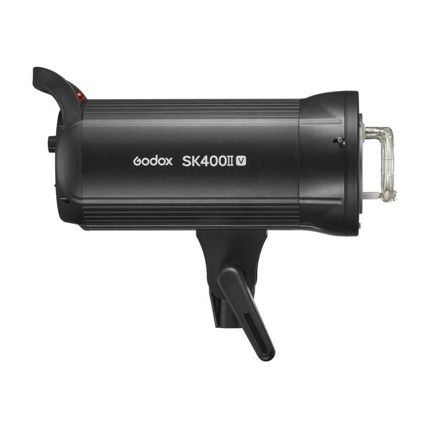 Studijos blykstės rinkinys - Godox SK400IIV D 3 blykstės įrenginiai, šviesos stovai, minkštas dėklas, skėčiai – 4