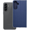 Oem LUNA Book Carbon Case for Samsung Galaxy A56 5G Blue