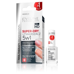 Eveline Cosmetics Nail Therapy Professional Super-Dry 5in1 multifunction hardener and dryer 12ml