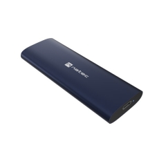 NATEC RHINO M.2 NVME LITE ULKOINEN SSD-KOTELLO USB-C 3.2 GEN 2 TERÄS NAVY