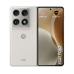 Motorola razr salokāmais 20.6 cm (8.09") Dual SIM Android 16.0 5G USB Type-C 16 GB 512 GB 6000 mAh baltā krāsā