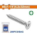 Wado Wadfow ruuvit ZH 4,2x32 mm, 200 kpl setti Wado Wadfow ruuvit ZH 4,2x32 mm, 200 kpl setti