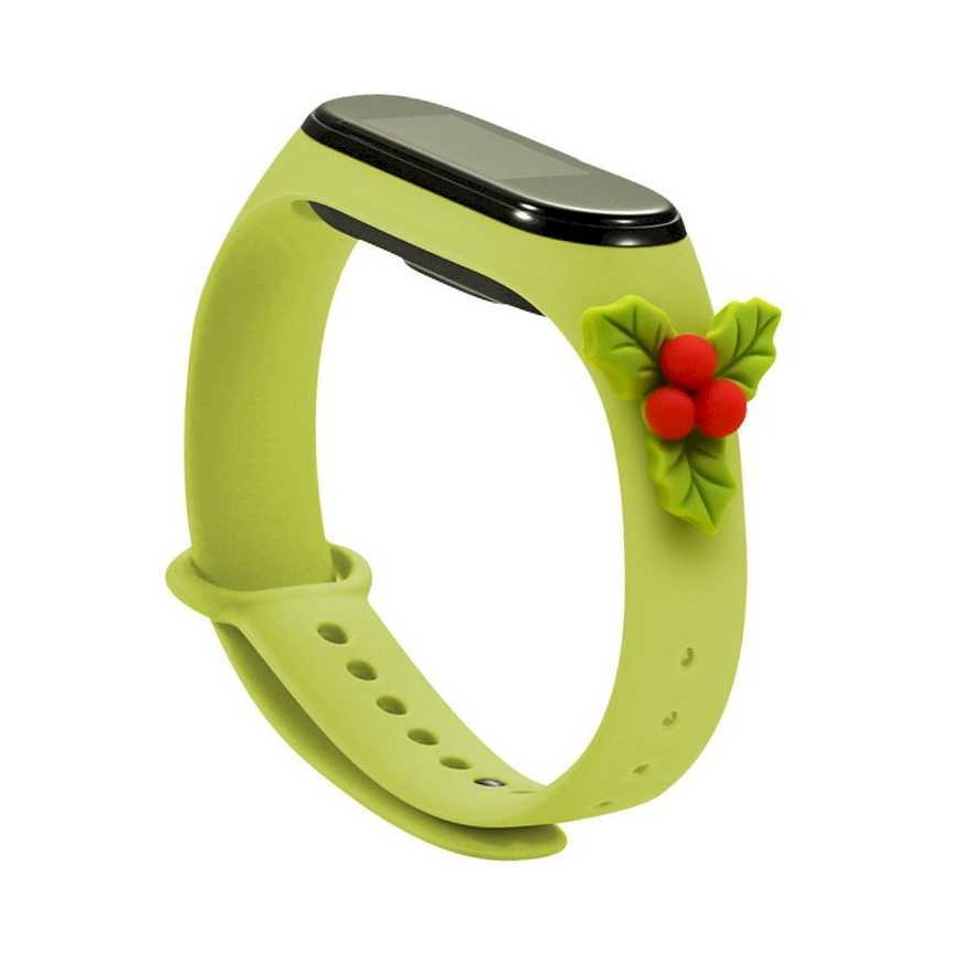 Fusioni tarvikud Xiaomi Mi Band 5/6 Roheline Jõuluharjane