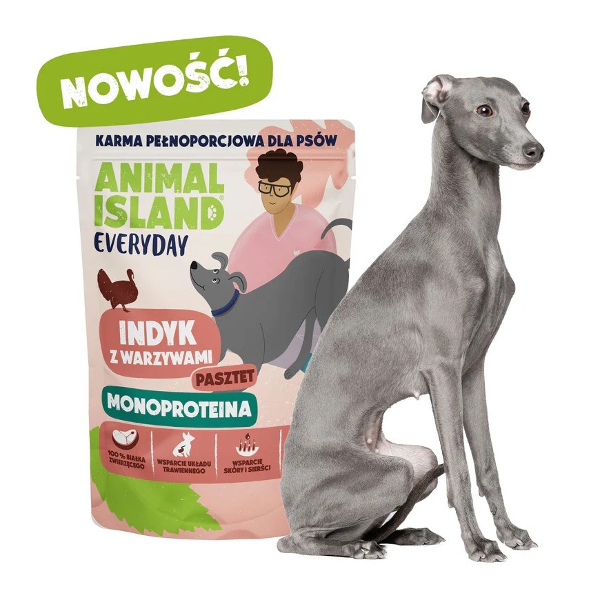 ANIMAL ISLAND Kasdienis Monoproteinas Kalakutas - šlapias šunų maistas - 300g