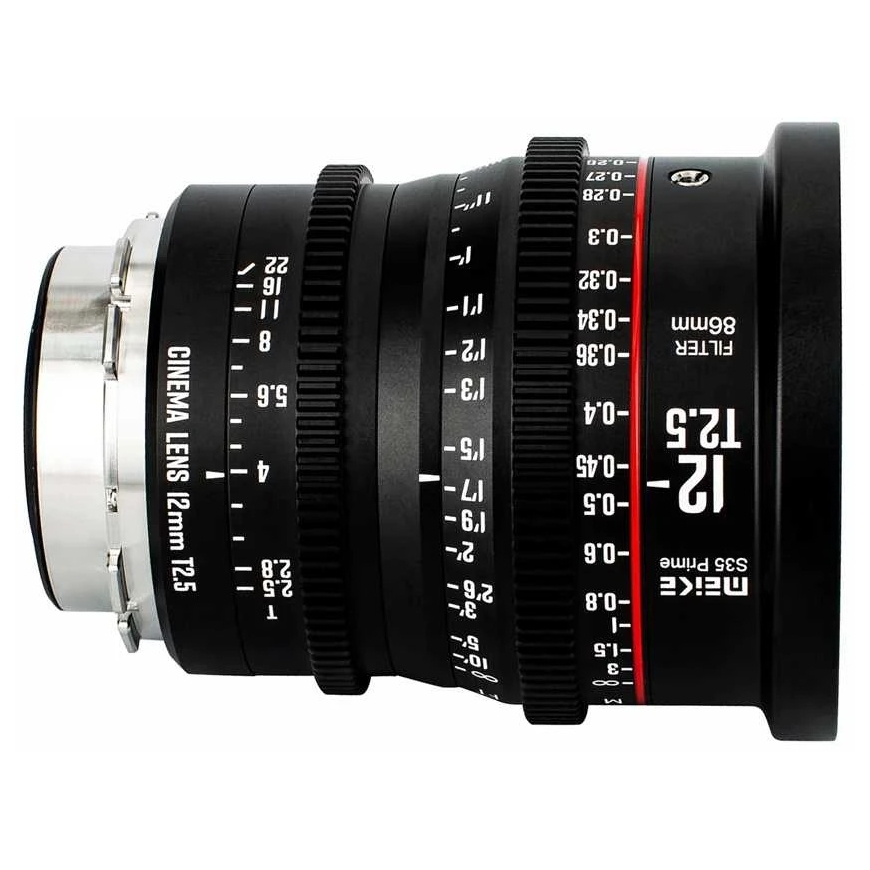 Объектив - Meike 12mm T2.5 Super 35 Prime PL Mount Metal Body – 3