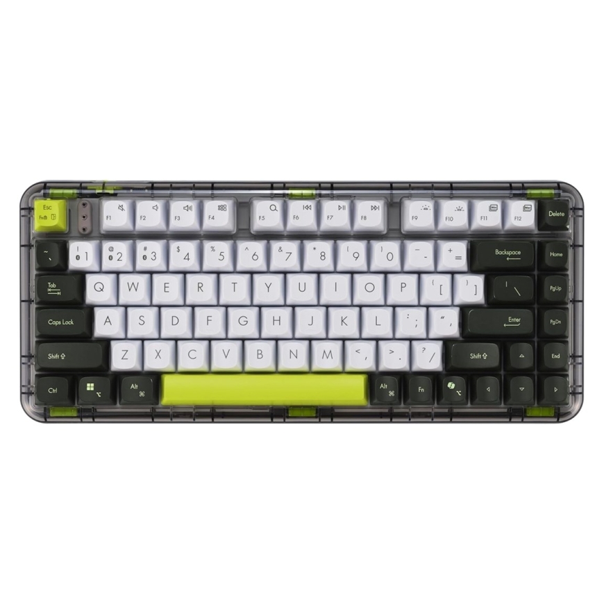 ASUS KD201 Jelly75 Volt Green Belaidė klaviatūra