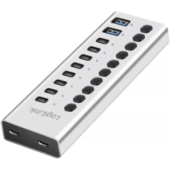 Logilink UA0448 USB-A/C Hõbe