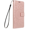 Forcell Oem MEZZO grāmatu vāks Samsung Galaxy A52 5G / A52 LTE (4G) / A52s 5G mandala rozā zelta krāsā Forcell Oem MEZZO grāmatu vāks Samsung Galaxy A52 5G / A52 LTE (4G) / A52s 5G mandala rozā zelta krāsā