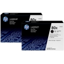 HP CF280XD No.80X Black 2-pack HP CF280XD No.80X Black 2-pack