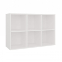 BALTA GRĀMATU PLaukts MALAX MINI 2X3