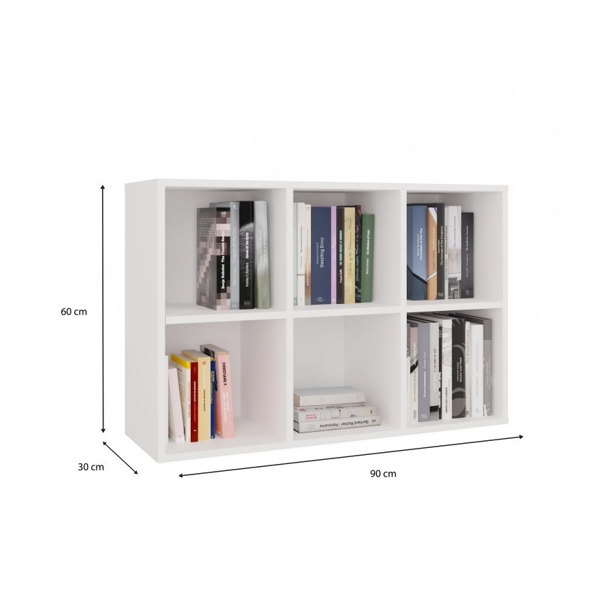 BALTA KNYGŲ SPINTA MALAX MINI 2X3 – 5
