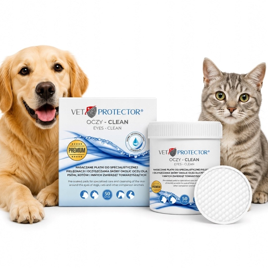 JM SANTE Vet Protector Eyes Clean – silma pühkmed – 50tk – 2