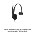 HP Poly Mission 415 Mono USB Juhtmega Kõrvaklapp Classic