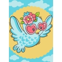 Beldizart Wizard Painting by Number Set. Stylish Bird 13x16 cm MINI105 Beldizart Wizard Painting by Number Set. Stylish Bird 13x16 cm MINI105