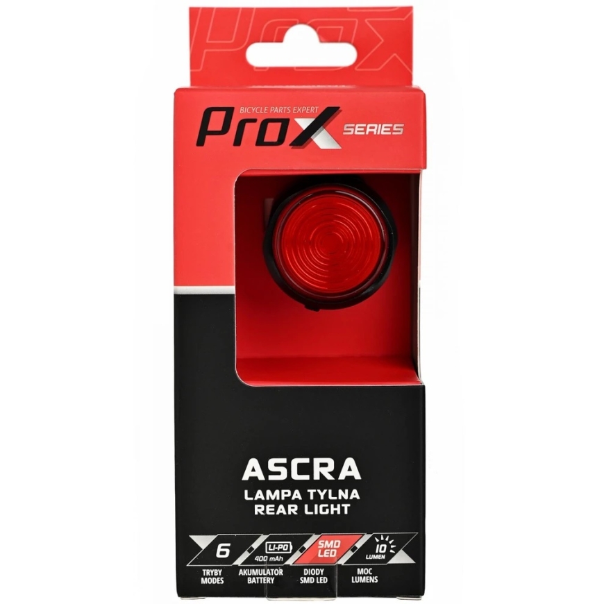 Задний фонарь ProX Ascra SMD 10Lm Memory USB – 3