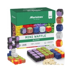 Marioinex Mini Waffle ehitusplokid, 206 tükki