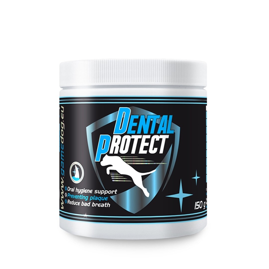 GAME DOG Dental Protect - порошок, поддерживающий гигиену полости рта - 150 г