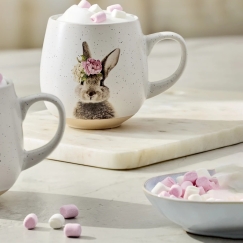 Hopsa ceramic mug 480 ml flowers AMBITION