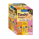 INABA Dashi Delights Herkkä hiutalemäinen kana-sekoitus - märkä kissanruoka - 12x40g INABA Dashi Delights Herkkä hiutalemäinen kana-sekoitus - märkä kissanruoka - 12x40g