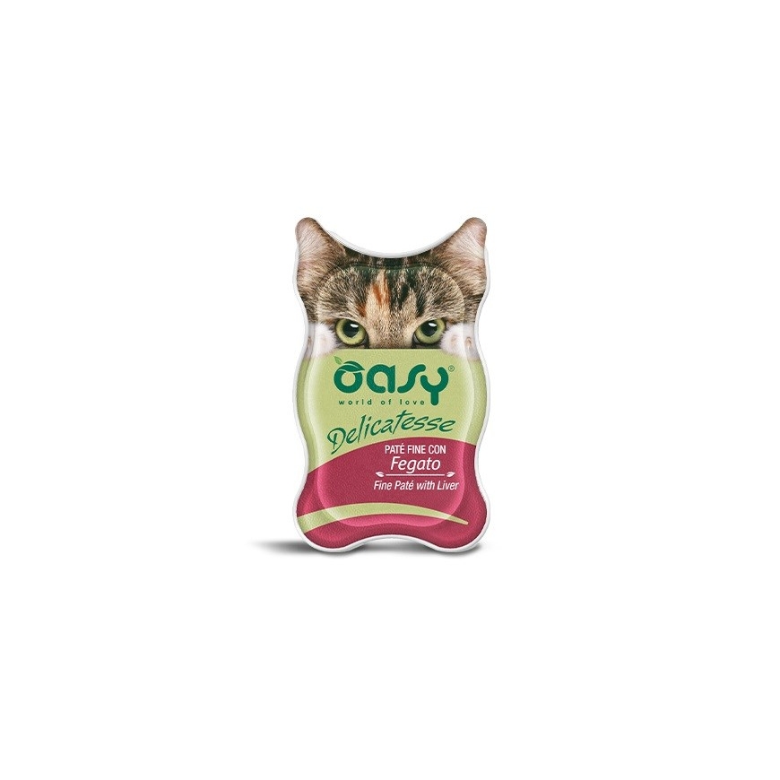 OASY Delicatesse Филе с печенью - влажный корм для кошек - 85 г