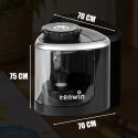 Ilman brändi Sähkökäyttöinen musta automaattiterotin liitukynäterotin säiliöllä