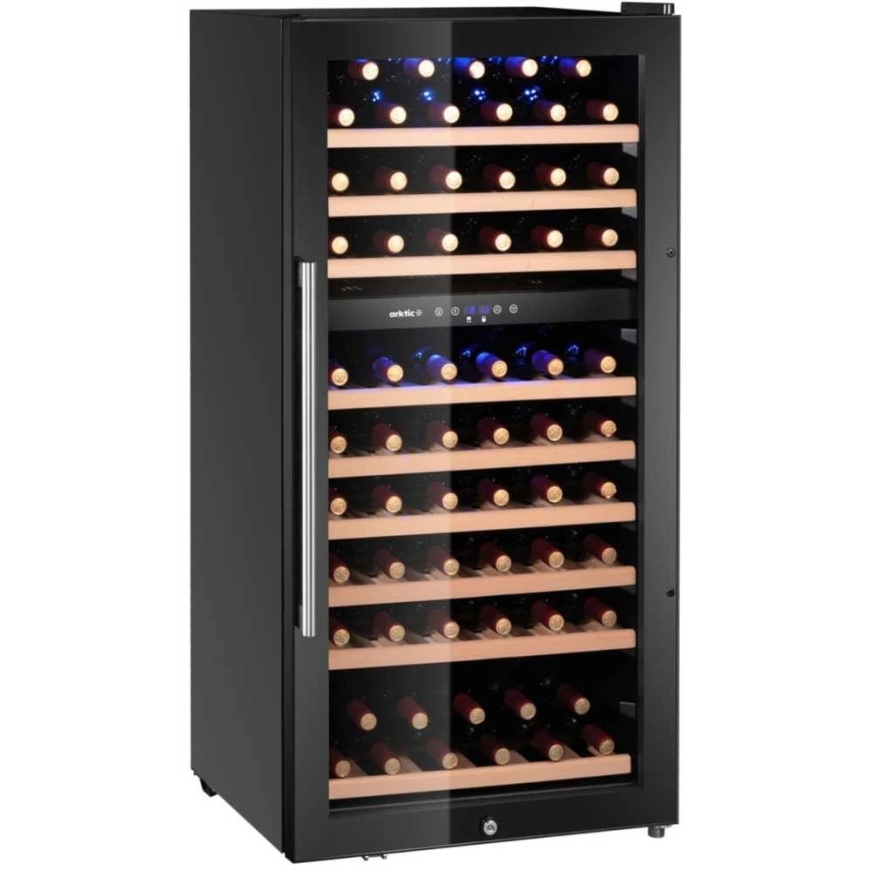 Arktic 2 zonų vyno aušintuvas 91 buteliui, 230 l, 569x595x1215 mm – 2