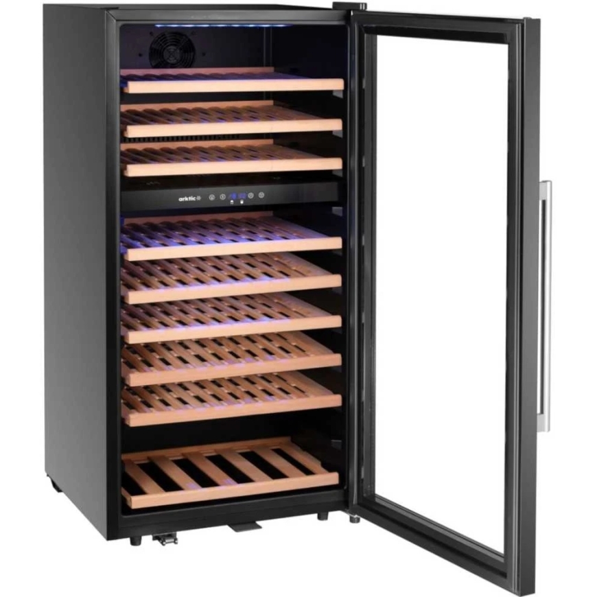 Arktic 2 zonu vīna dzesētājs 91 pudelei, 230 l, 569x595x1215 mm – 3