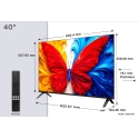 TCL S5L 40S5L TV 101,6 cm (40") Full HD älykäs televisio Wi-Fi Musta 300 cd/m² TCL S5L 40S5L TV 101,6 cm (40") Full HD älykäs televisio Wi-Fi Musta 300 cd/m²