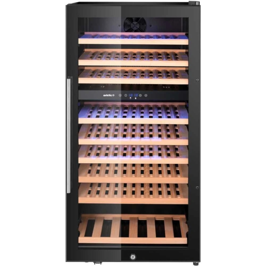 Arktic 2-zone wine cooler for 91 bottles, 230 l, 569x595x1215 mm – 4