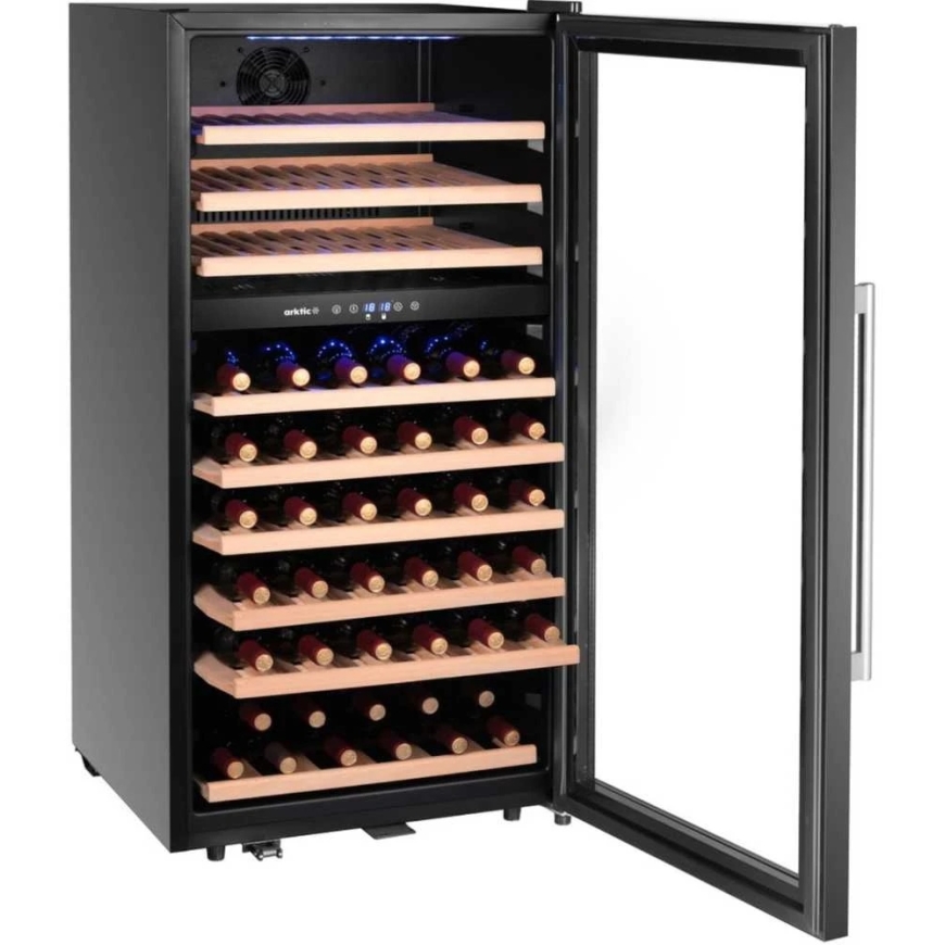 Arktic 2-zone wine cooler for 91 bottles, 230 l, 569x595x1215 mm – 5