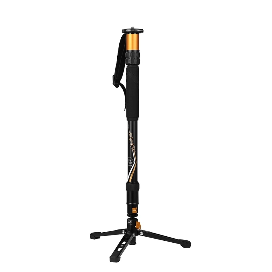 Statīvs - Fotopro AK 64+ Monopod 157cm 1.02kg 5kg Melns
