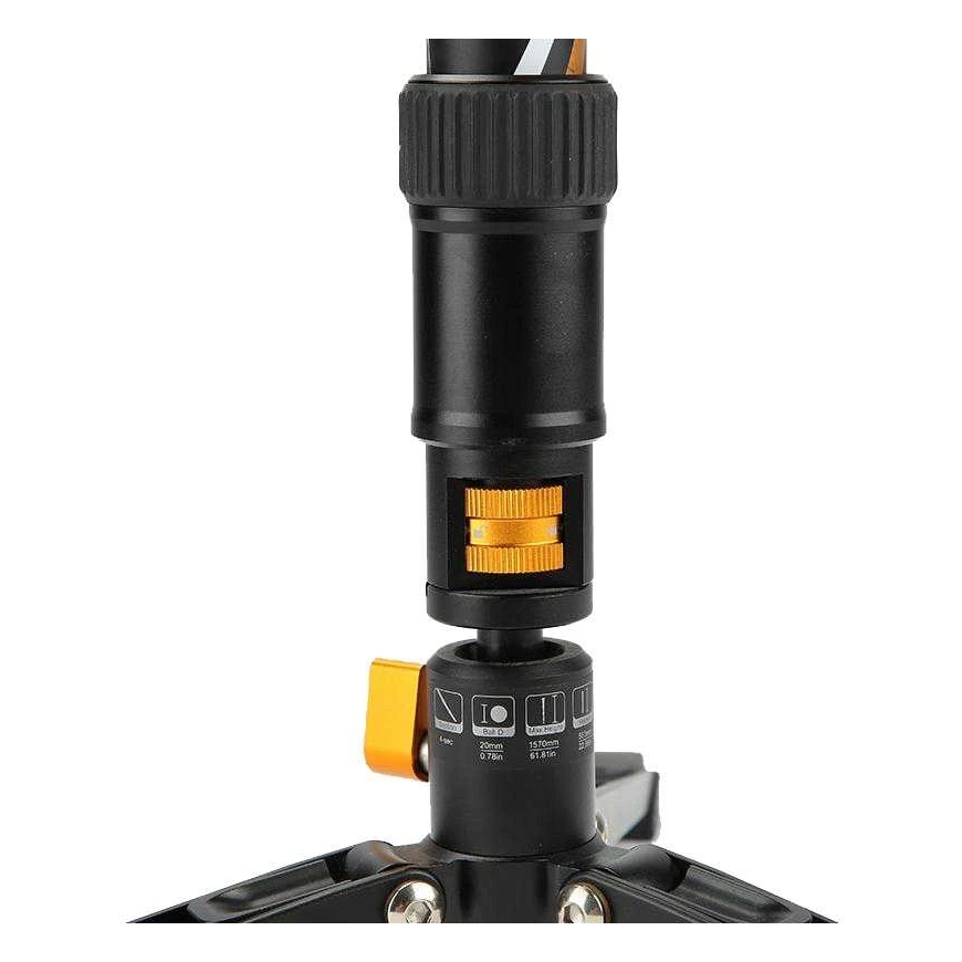 Statīvs - Fotopro AK 64+ Monopod 157cm 1.02kg 5kg Melns – 2