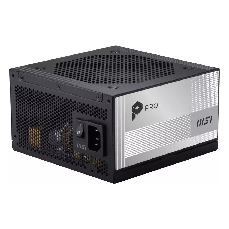 MSI PRO A850PL PCIE5 850W 120mm 80 Plus Platinum aPFC barošanas bloks